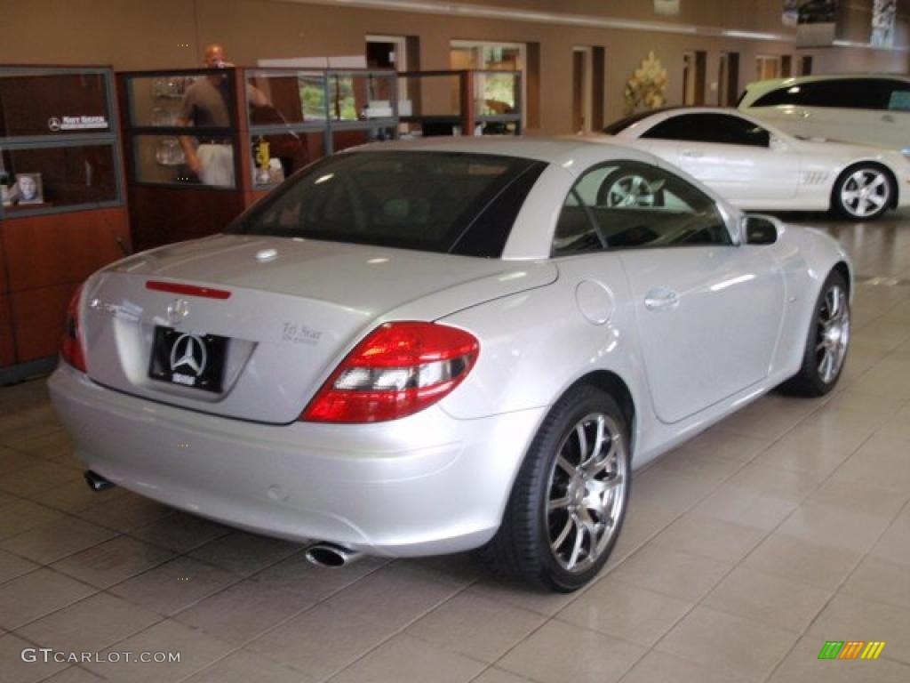 2008 SLK 280 Roadster - Iridium Silver Metallic / Black photo #28