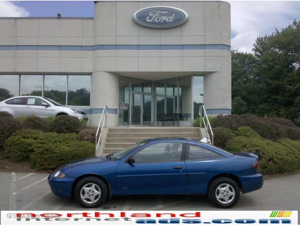 2003 Cavalier Coupe - Arrival Blue Metallic / Graphite Gray photo #1