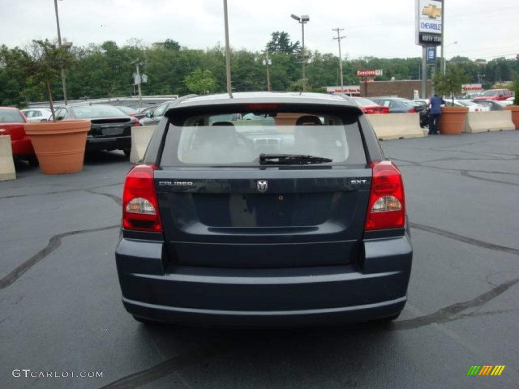 2007 Caliber SXT - Steel Blue Metallic / Pastel Slate Gray photo #4