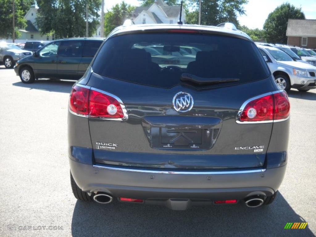 2011 Enclave CXL AWD - Cyber Gray Metallic / Ebony/Ebony photo #8