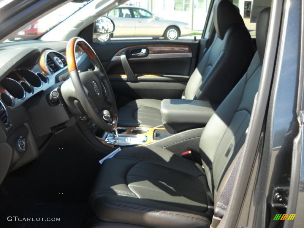 2011 Enclave CXL AWD - Cyber Gray Metallic / Ebony/Ebony photo #13