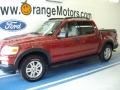 2007 Red Fire Ford Explorer Sport Trac XLT 4x4  photo #1