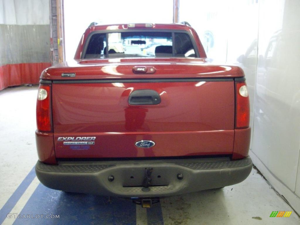 2005 Explorer Sport Trac XLT 4x4 - Red Fire / Medium Dark Flint photo #4