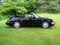 1991 Black Porsche 911 Carrera 2 Cabriolet  photo #4