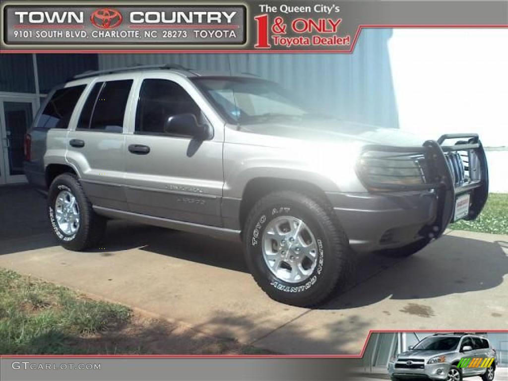 2001 Grand Cherokee Laredo 4x4 - Silverstone Metallic / Agate photo #1