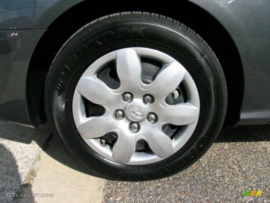 2009 Elantra SE Sedan - Carbon Gray / Gray photo #4
