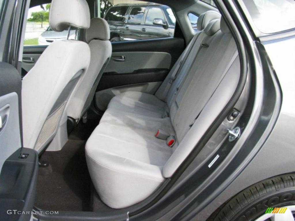 2009 Elantra SE Sedan - Carbon Gray / Gray photo #6