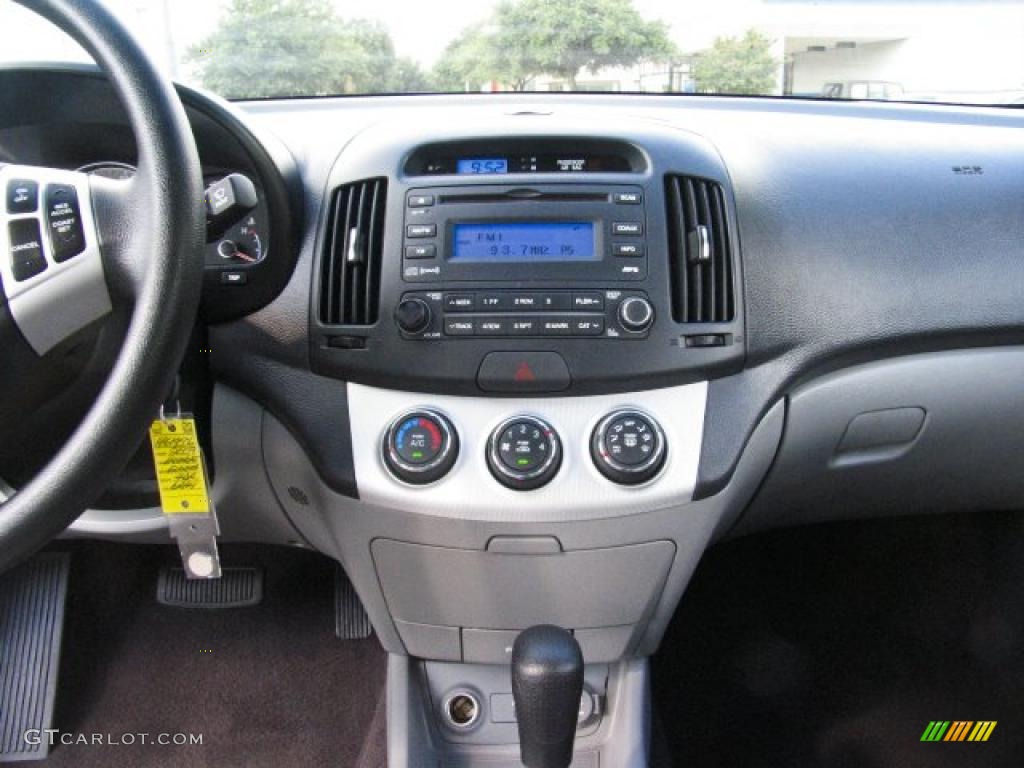 2009 Elantra SE Sedan - Carbon Gray / Gray photo #9