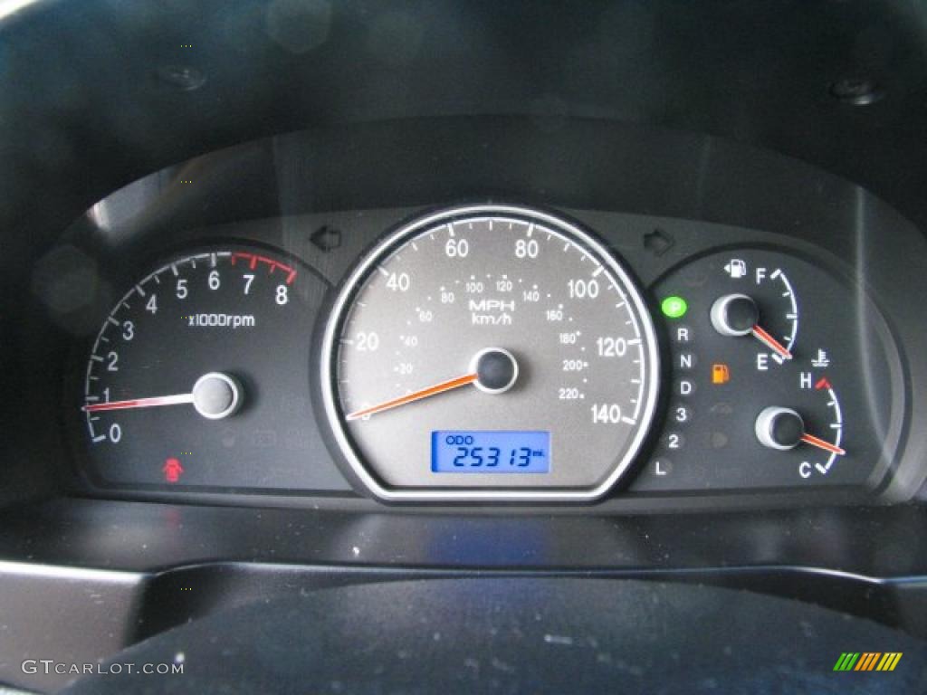 2009 Elantra SE Sedan - Carbon Gray / Gray photo #11