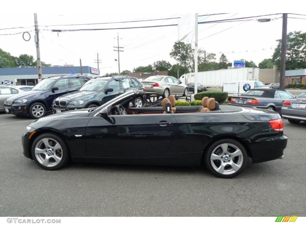 2008 3 Series 328i Convertible - Jet Black / Saddle Brown/Black photo #13