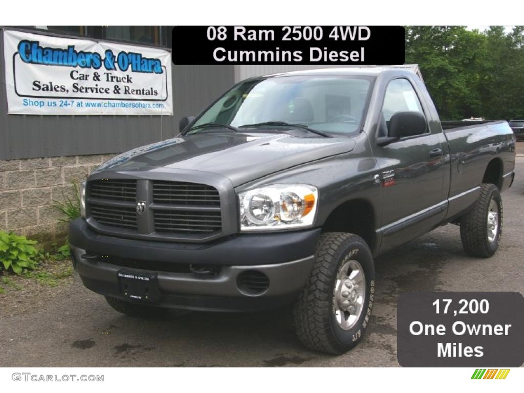 2008 Ram 2500 ST Regular Cab 4x4 - Mineral Gray Metallic / Medium Slate Gray photo #1