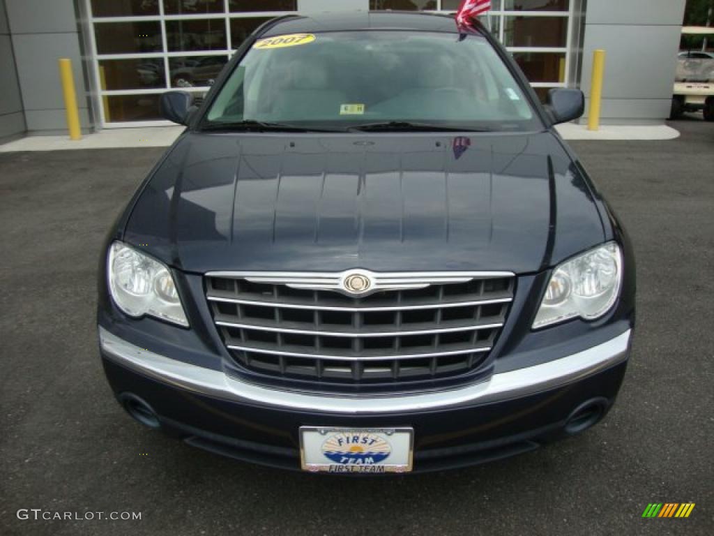 2007 Pacifica Touring - Modern Blue Pearl / Pastel Slate Gray photo #9