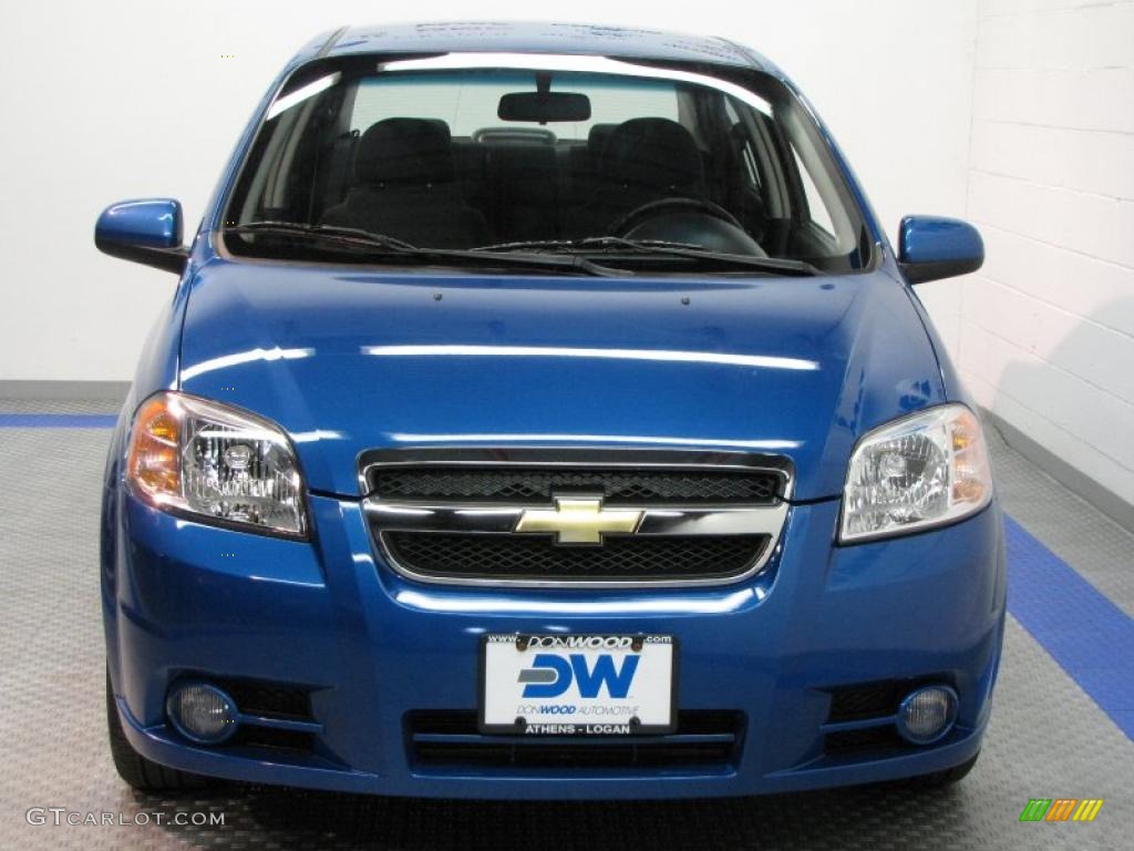 2008 Aveo LT Sedan - Bright Blue Metallic / Charcoal photo #7