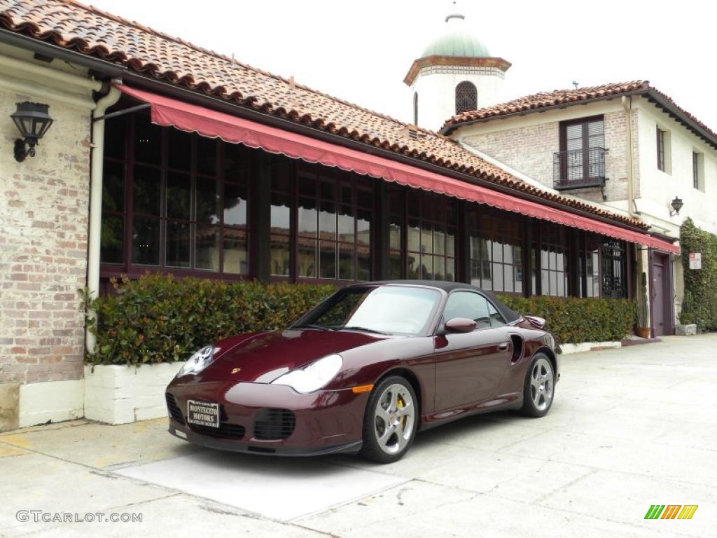 2005 911 Turbo S Cabriolet - Carmon Red Metallic / Black photo #5