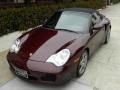 2005 Carmon Red Metallic Porsche 911 Turbo S Cabriolet  photo #6