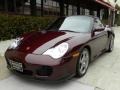 2005 Carmon Red Metallic Porsche 911 Turbo S Cabriolet  photo #11