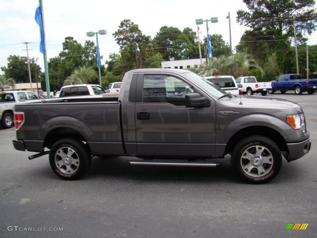 2010 F150 STX Regular Cab - Sterling Grey Metallic / Medium Stone photo #5