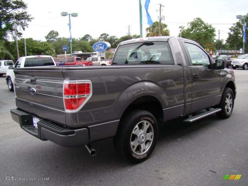 2010 F150 STX Regular Cab - Sterling Grey Metallic / Medium Stone photo #7