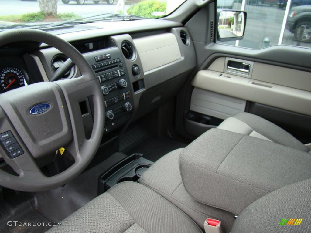 2010 F150 STX Regular Cab - Sterling Grey Metallic / Medium Stone photo #14