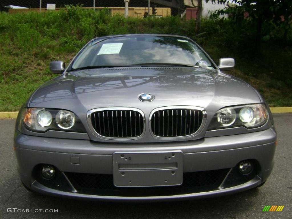 2004 3 Series 325i Coupe - Silver Grey Metallic / Black photo #4