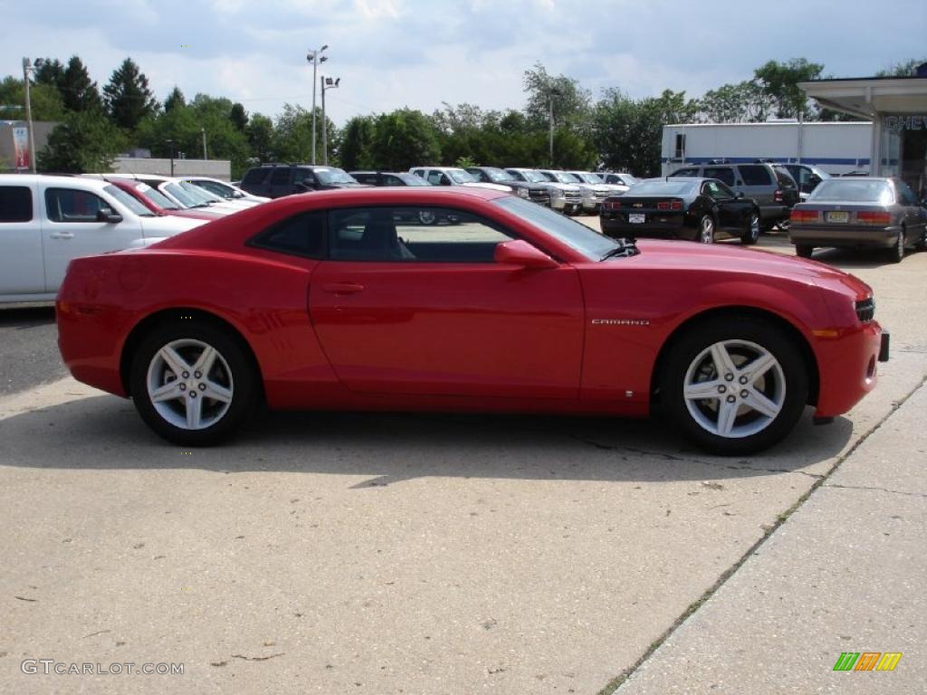2010 Camaro LT Coupe - Victory Red / Black photo #7
