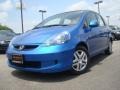 2008 Vivid Blue Pearl Honda Fit Hatchback  photo #1