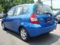 2008 Vivid Blue Pearl Honda Fit Hatchback  photo #4