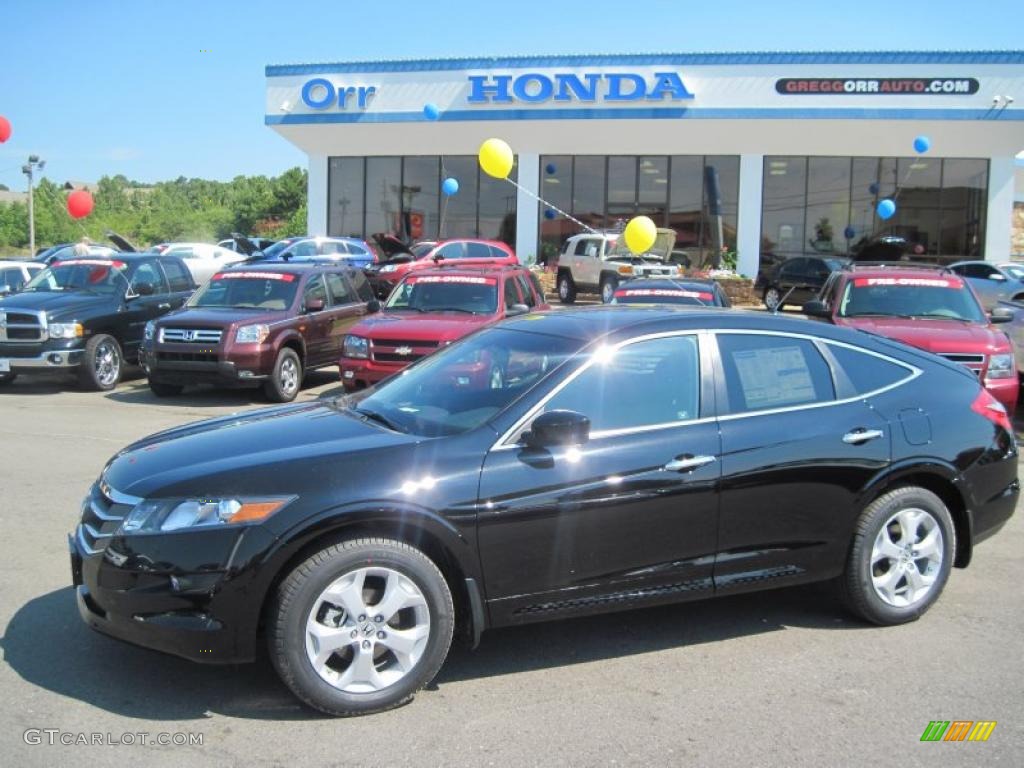 2010 Accord Crosstour EX-L 4WD - Crystal Black Pearl / Black photo #1