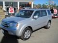 2011 Alabaster Silver Metallic Honda Pilot EX-L  photo #3