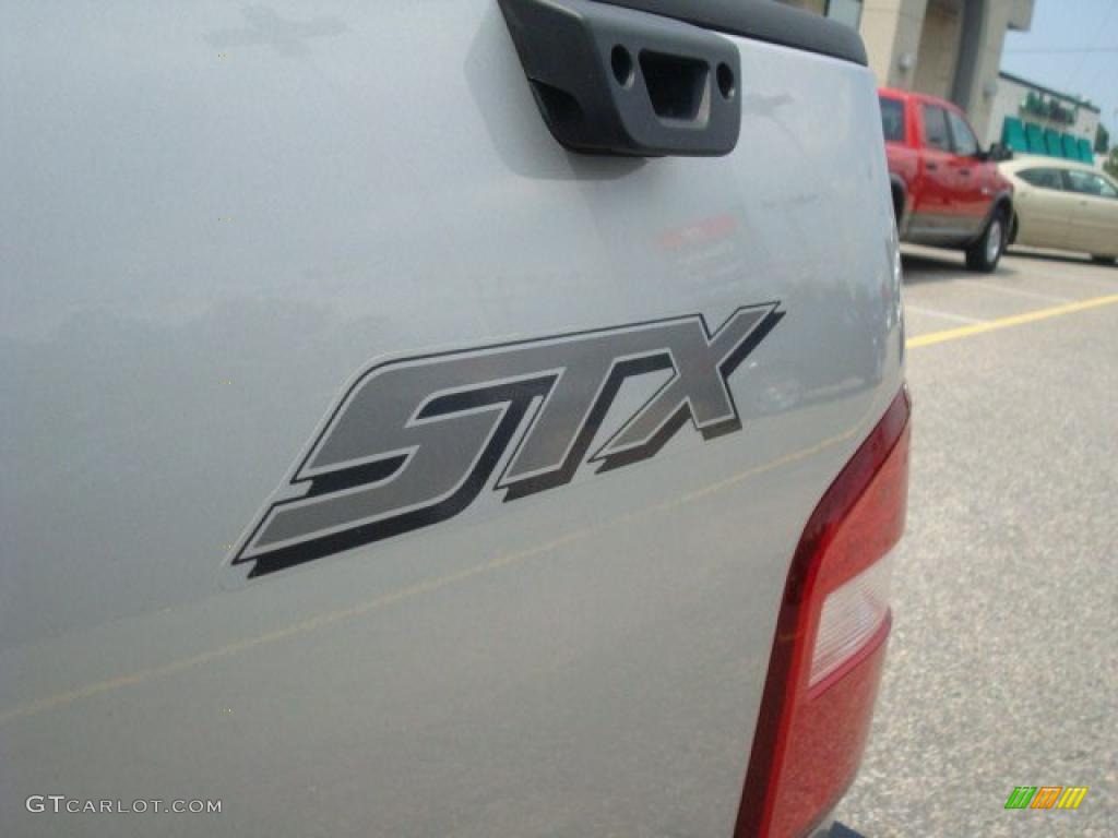2005 F150 STX SuperCab - Silver Metallic / Medium Flint Grey photo #17