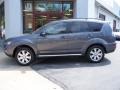 2010 Graphite Gray Pearl Mitsubishi Outlander SE  photo #2