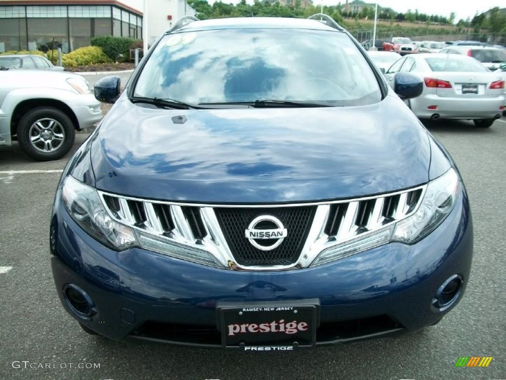 2009 Murano S AWD - Deep Sapphire Metallic / Black photo #2