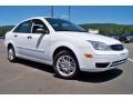 2007 Cloud 9 White Ford Focus ZX4 SE Sedan  photo #24
