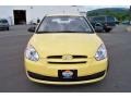 2008 Mellow Yellow Hyundai Accent GS Coupe  photo #2