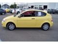 2008 Mellow Yellow Hyundai Accent GS Coupe  photo #8