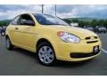 2008 Mellow Yellow Hyundai Accent GS Coupe  photo #23