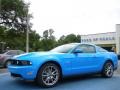 2011 Grabber Blue Ford Mustang GT Premium Coupe  photo #1