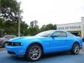 Grabber Blue 2011 Ford Mustang GT Premium Coupe Exterior