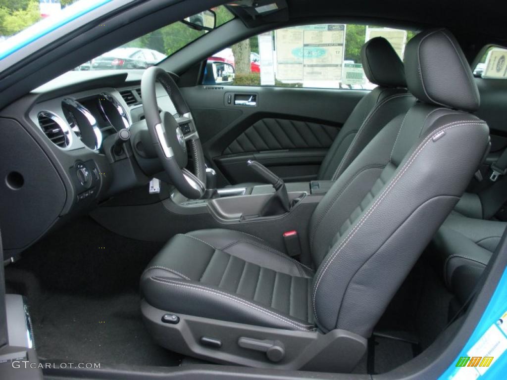 2011 Mustang GT Premium Coupe - Grabber Blue / Charcoal Black photo #6