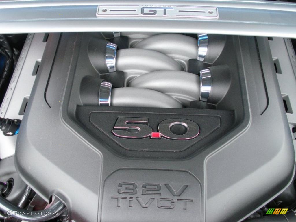 2011 Mustang GT Premium Coupe - Grabber Blue / Charcoal Black photo #14