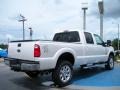 2011 Oxford White Ford F350 Super Duty Lariat Crew Cab 4x4  photo #3