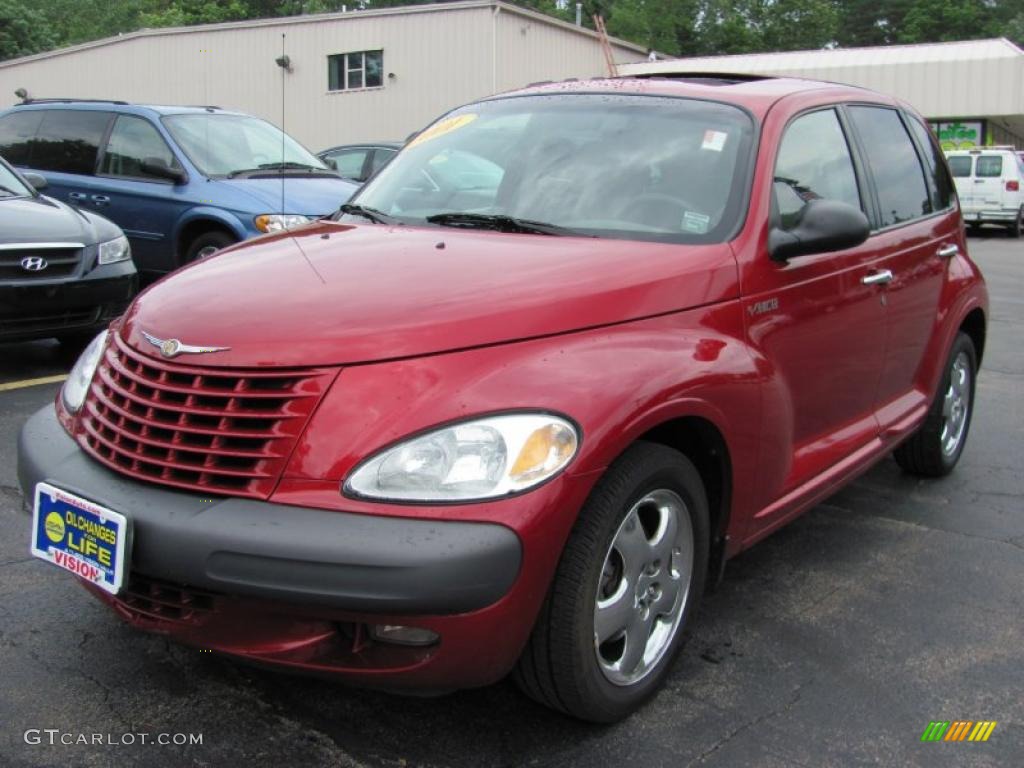 2001 PT Cruiser  - Inferno Red Pearl / Taupe/Pearl Beige photo #1