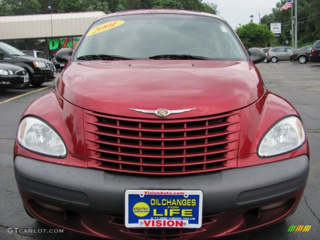 2001 PT Cruiser  - Inferno Red Pearl / Taupe/Pearl Beige photo #16