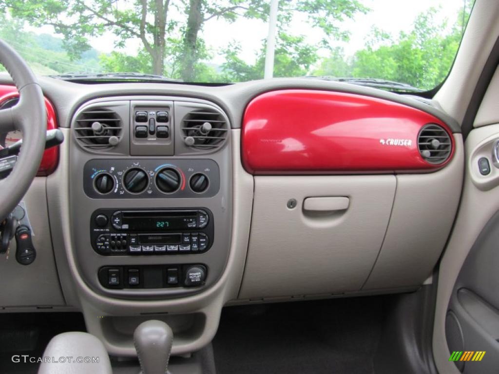 2001 PT Cruiser  - Inferno Red Pearl / Taupe/Pearl Beige photo #19