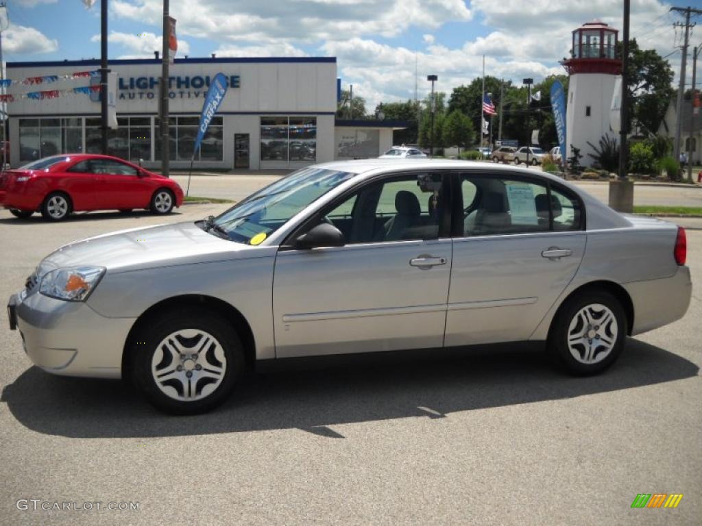 2006 Malibu LS Sedan - Silverstone Metallic / Titanium Gray photo #2