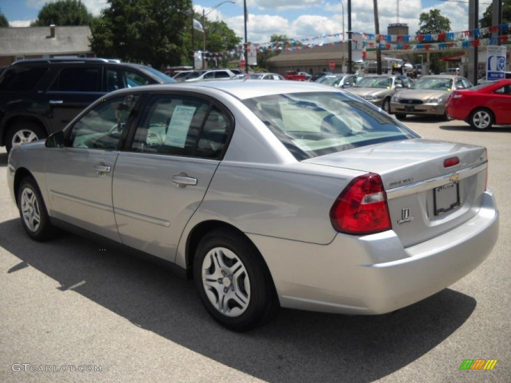 2006 Malibu LS Sedan - Silverstone Metallic / Titanium Gray photo #5