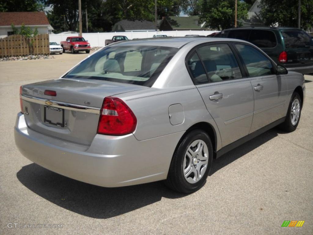 2006 Malibu LS Sedan - Silverstone Metallic / Titanium Gray photo #7