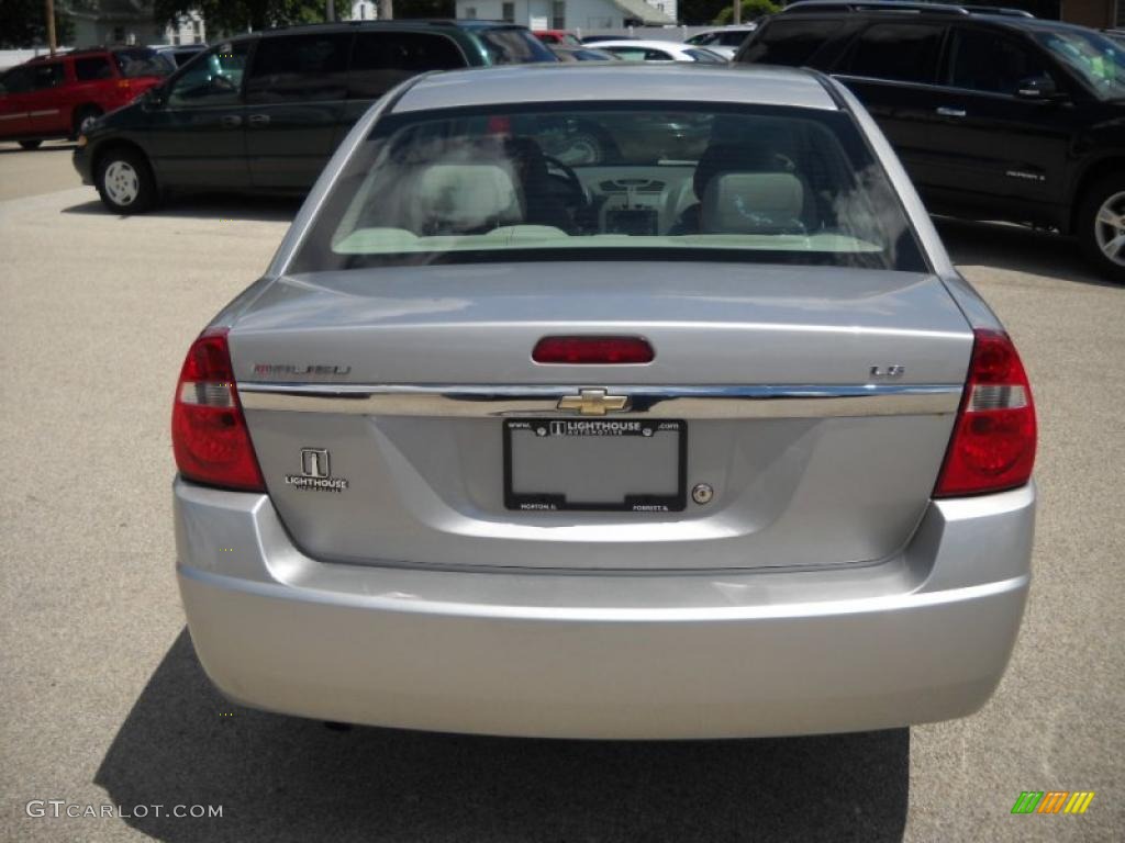 2006 Malibu LS Sedan - Silverstone Metallic / Titanium Gray photo #8