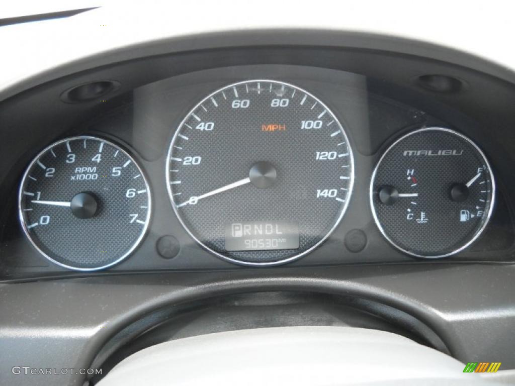 2006 Malibu LS Sedan - Silverstone Metallic / Titanium Gray photo #14