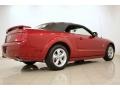 2008 Dark Candy Apple Red Ford Mustang GT Premium Convertible  photo #8